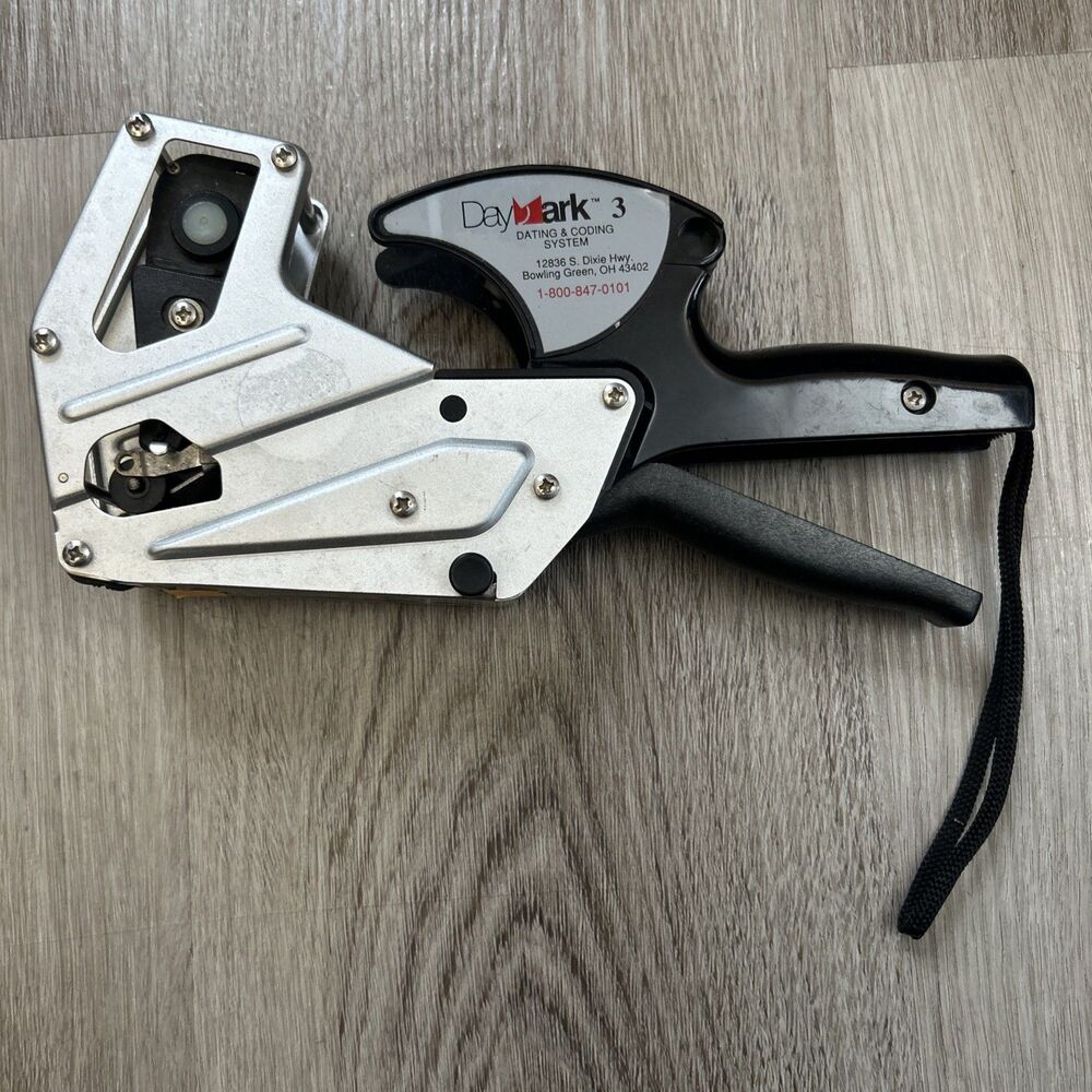 DayMark 110758 DM-3 Metal 1 Line Label Gun Dating Coding System Marker